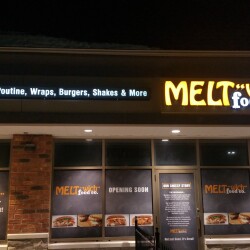 Exterior LED Channel Letter Signage and Window Graphics