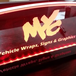 LED Lit Custom Acrylic Signage