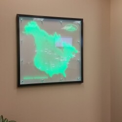 LED lit custom Wall Art