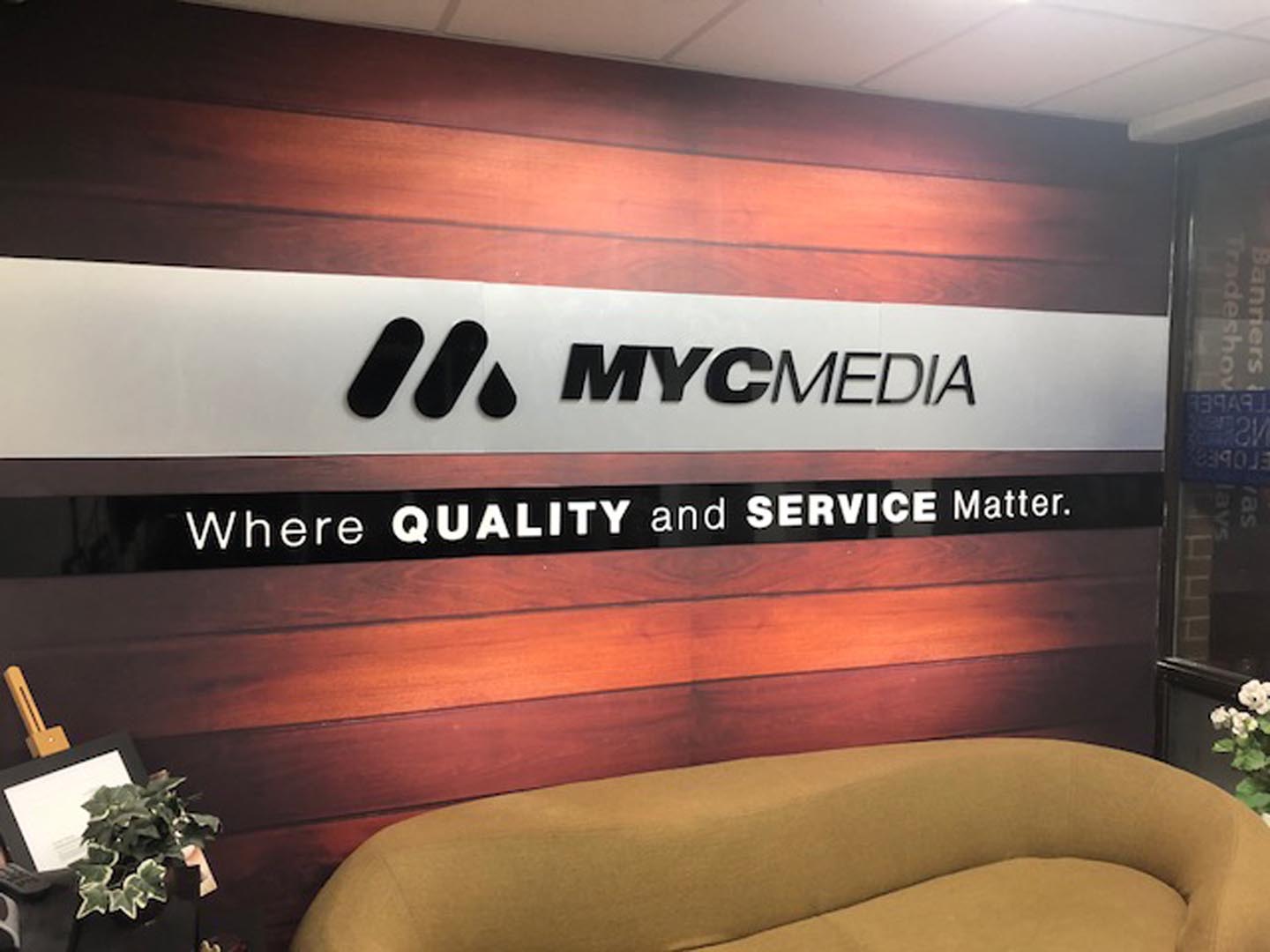 Interior signage