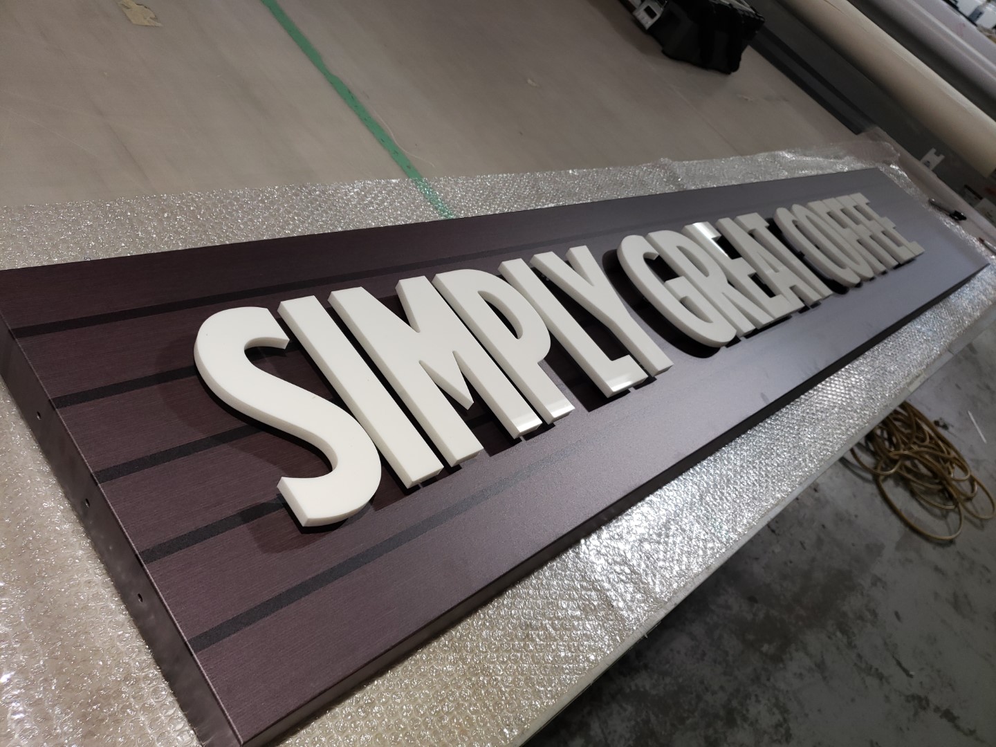 Acrylic Lettering on ACM Panel