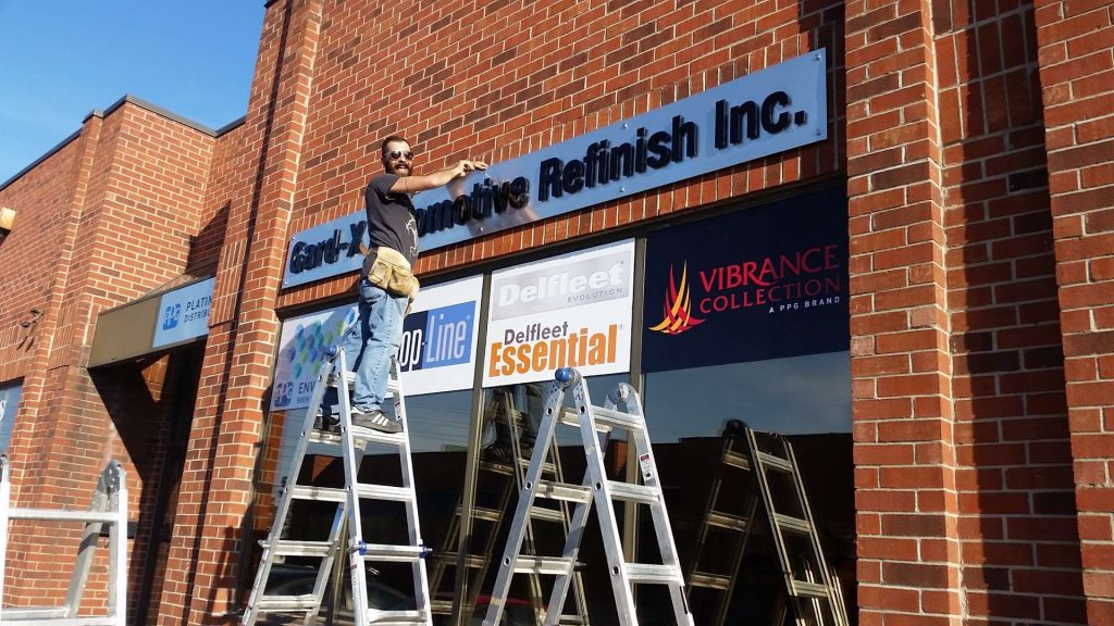 Sign and Graphic Installation MYC Graphics