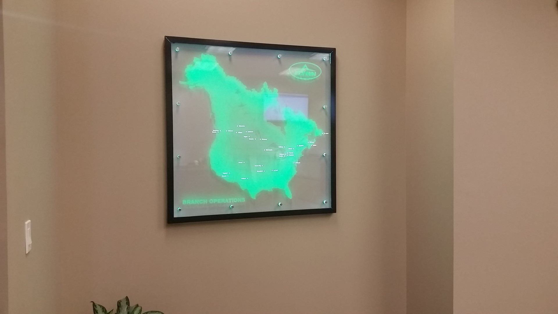 LED lit custom Wall Art