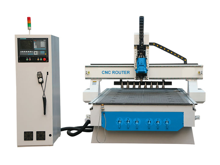 CNC Router with 8 slots tool changer