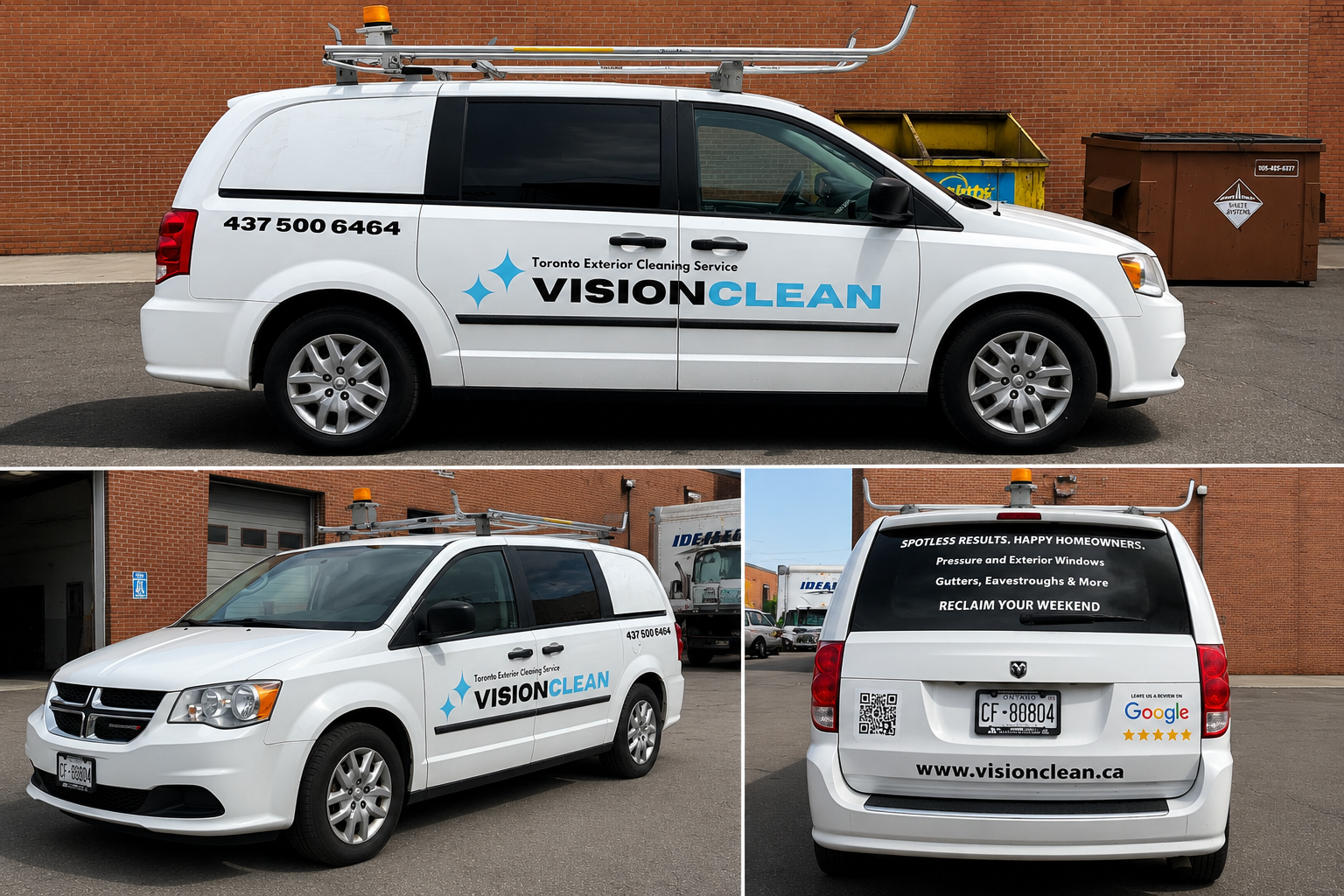 Commercial Cleaning Companies Van Wrap in Mississauga
